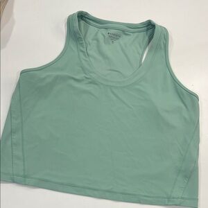 Athleta Seafoam Green Racerback Crop Tank